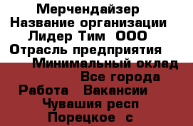 Мерчендайзер › Название организации ­ Лидер Тим, ООО › Отрасль предприятия ­ BTL › Минимальный оклад ­ 17 000 - Все города Работа » Вакансии   . Чувашия респ.,Порецкое. с.